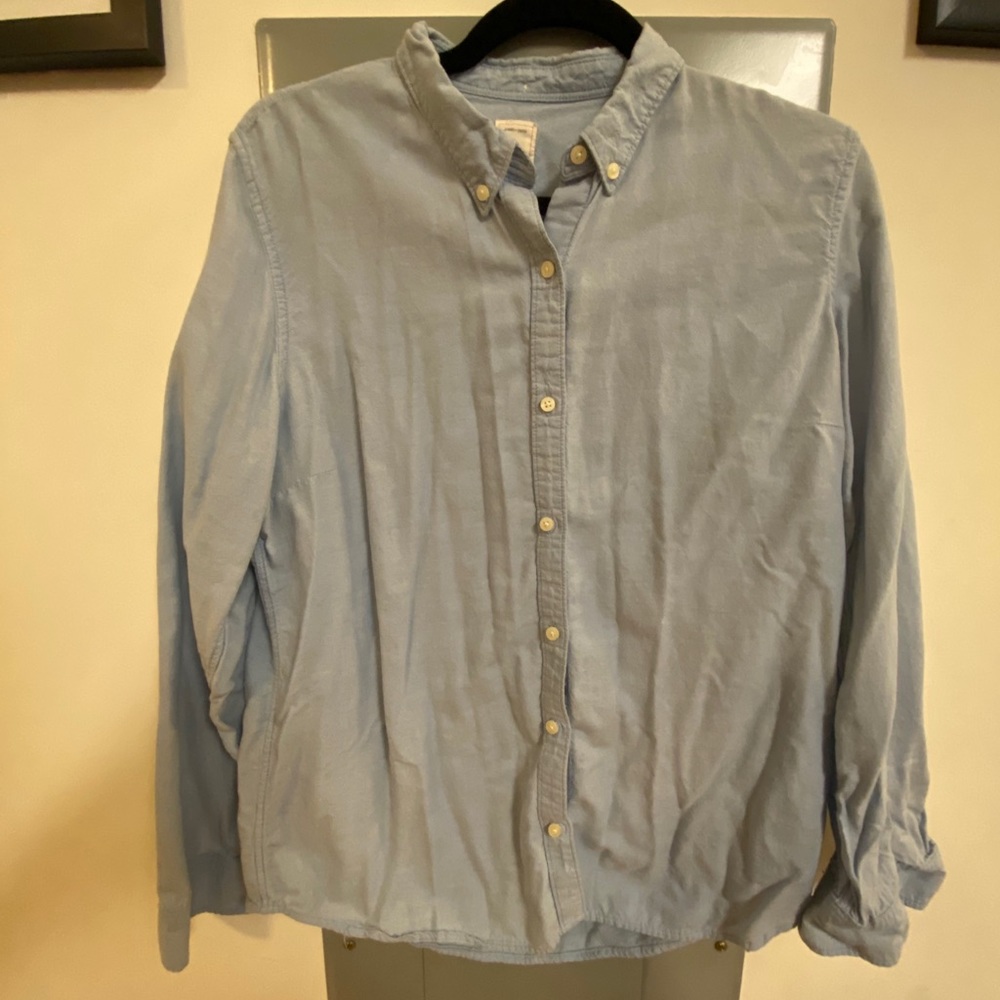 Blue Collared Shirt